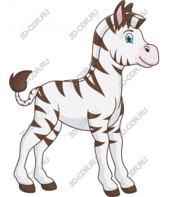  Cartoon Zebra