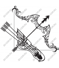  Art bow and arrow