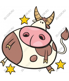 Fun flying cow