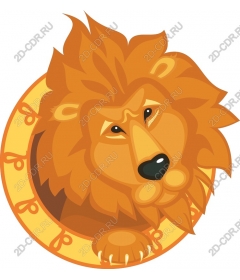 Lion peeking out from the frame