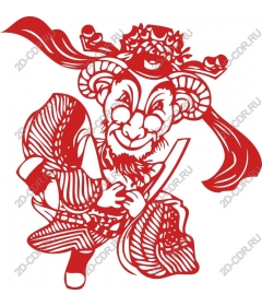  Joyful cultural character