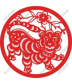 Decorative tiger