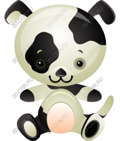  Cute panda dog