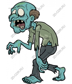  Cartoon zombie