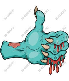 Zombie, thumbs up