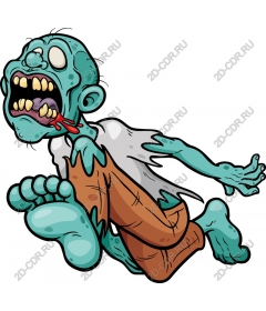 Zombie-Cartoon style