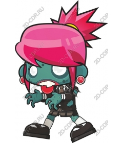  Cute zombie girl