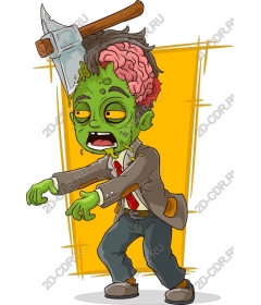  Cartoon about zombies