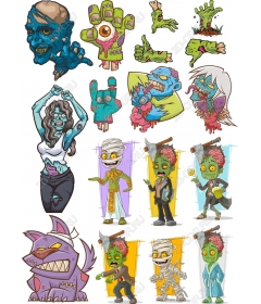 Set "zombie Madness"