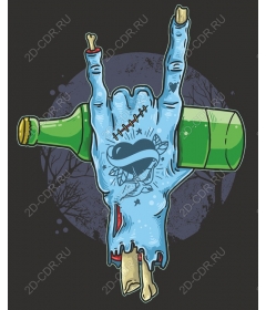 Rock on the Zombie Arm