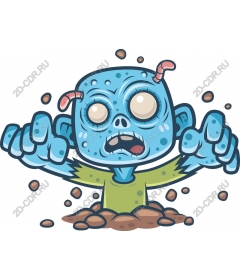  Cartoon about zombies