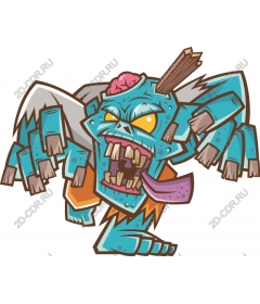  Bright zombie monster