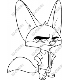  Whimsical cartoon fox