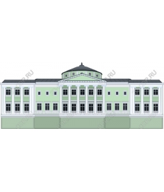 Элегантное неоклассическое здание