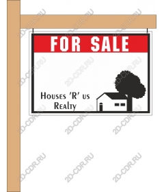  Elegant sign " For sale — - a marketing asset in the real estate industry