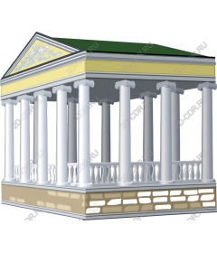  Элегантный классический храм