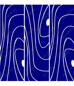  Dynamic blue abstract