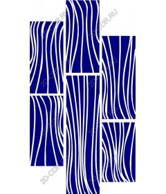  Stylish Blue Wave pattern