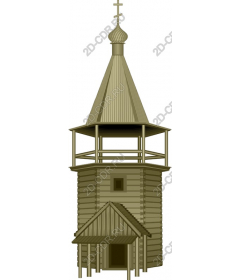 Деревянная башня