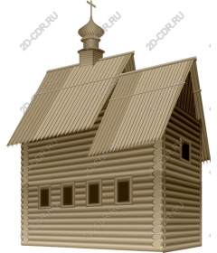 Traditional wooden chapel