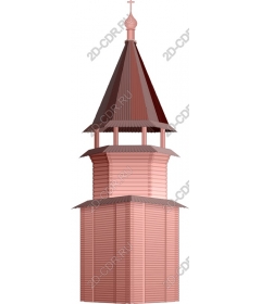  Башня деревенской церкви