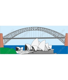 Sydney Opera House and Harbour Bridge