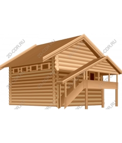  Cozy log cabin