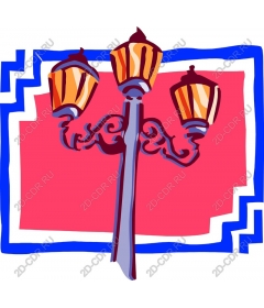 Classic vintage street lamp