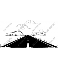 Живописная открытая дорога
