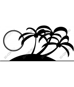  Tropical Paradise Palm Tree