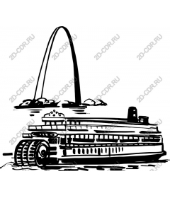 Речной катер Gateway Arch