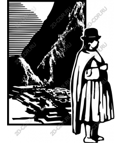 Andean Heritage-Traditional figure and prehistory of Machu Picchu