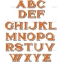 Векторный клипарт «Английский алфавит (21)»