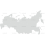 Векторный клипарт «Карта России (1)»