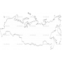 Векторный клипарт «Карта России (2)»