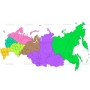 Векторный клипарт «Карта России (3)»