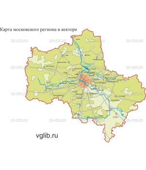 Московская область (карта)
