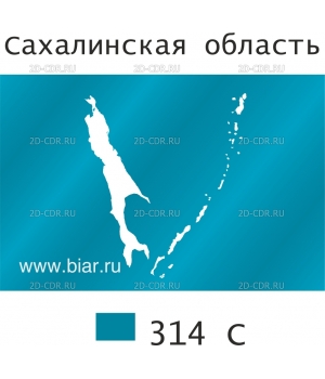 Сахалинская область (карта)
