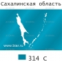 Векторный клипарт «Сахалинская область (карта)»