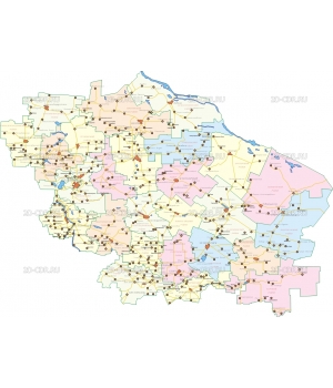 Ставропольский край (карта)