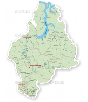 Тюменская область (карта)