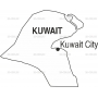 Векторный клипарт «KUWAIT_T»