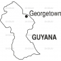 Векторный клипарт «GUYANA_T»