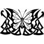 Векторный клипарт «butterfly (256)»