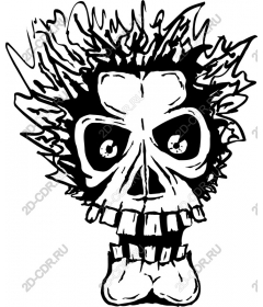  Exploding skull