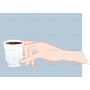 Векторный клипарт «Чашка кофе (5)»