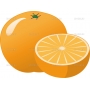 Векторный клипарт «Апельсин (1)»