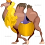 Векторный клипарт «Верблюд (10)»