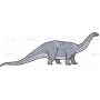 Векторный клипарт «Динозавр (1)»
