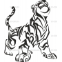 Векторный клипарт «Тигр (9)»
